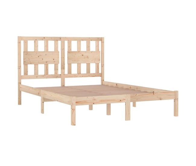 Estructura de cama 150x200 Marron Claro
