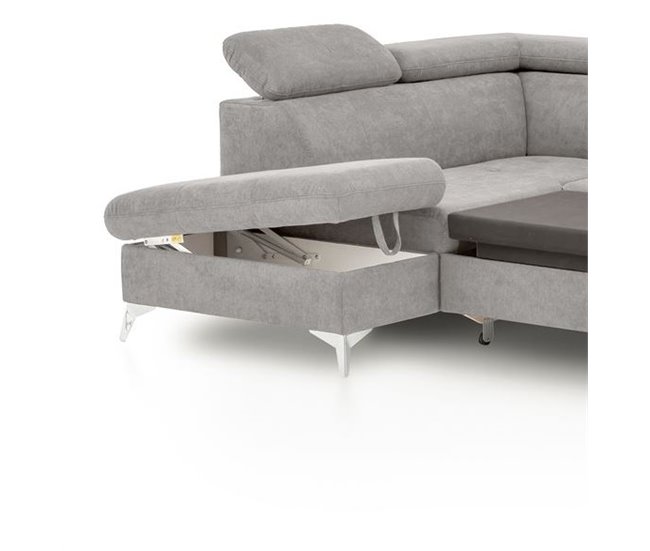 Rinconera con cama GISELA Gris Claro
