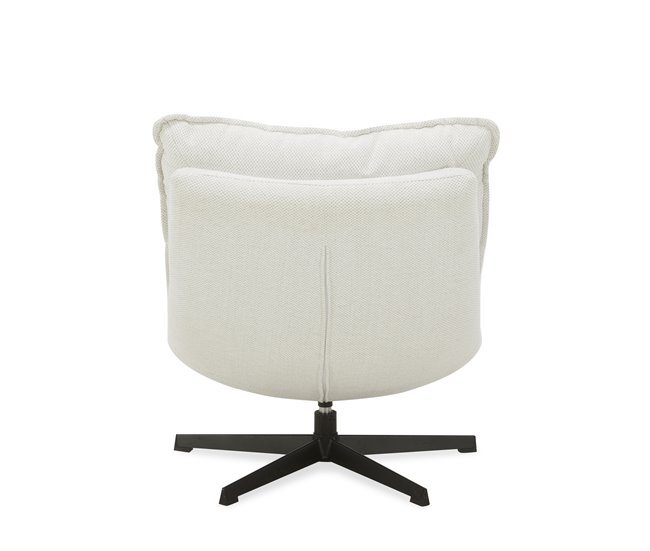 Sillón decorativo rotativo LAIA Beige