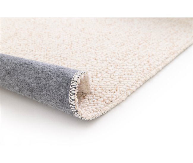 Alfombra lavable tejido en bucle PETRA - ATTICGO 120x170 Blanco
