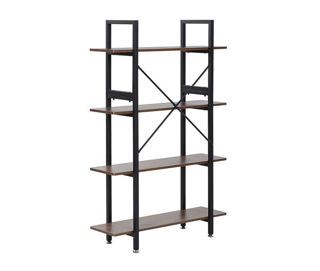 Beliani Estante para libros DARBY Marron