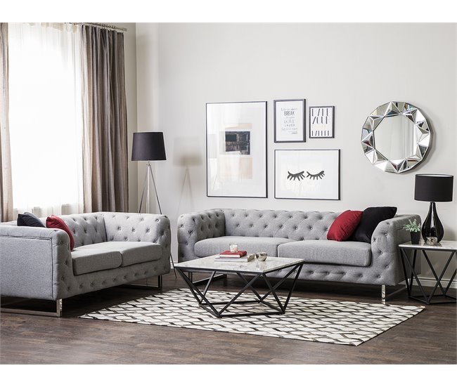 Beliani Conjunto de sofás VISSLAND Beige