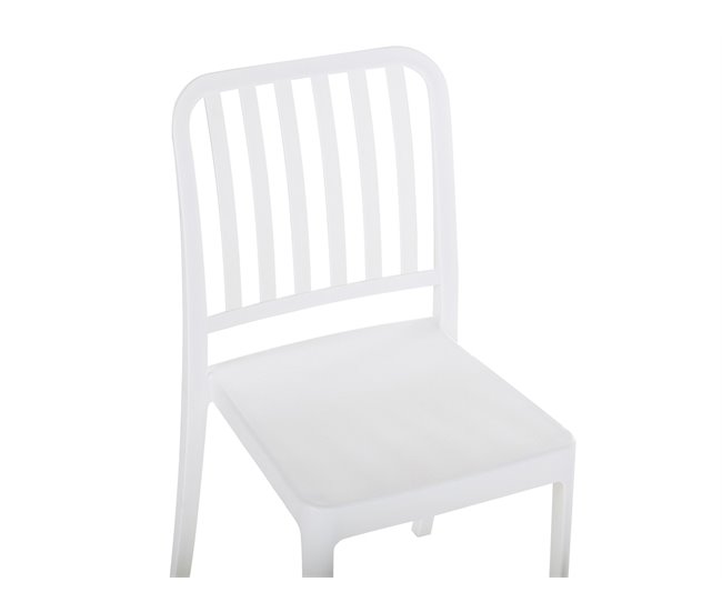Beliani Conjunto de comedor SERSALE Blanco