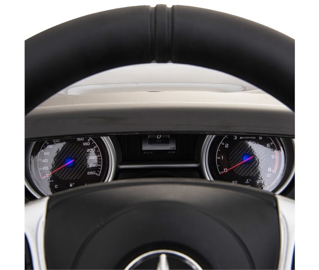 Coche Eléctrico PP, Acero HOMCOM Blanco