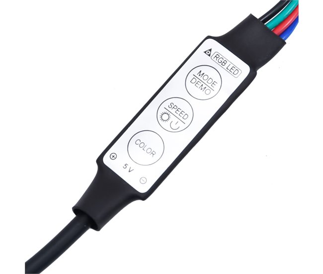 Estructura de cama de madera maciza con LED 120x200 Blanco