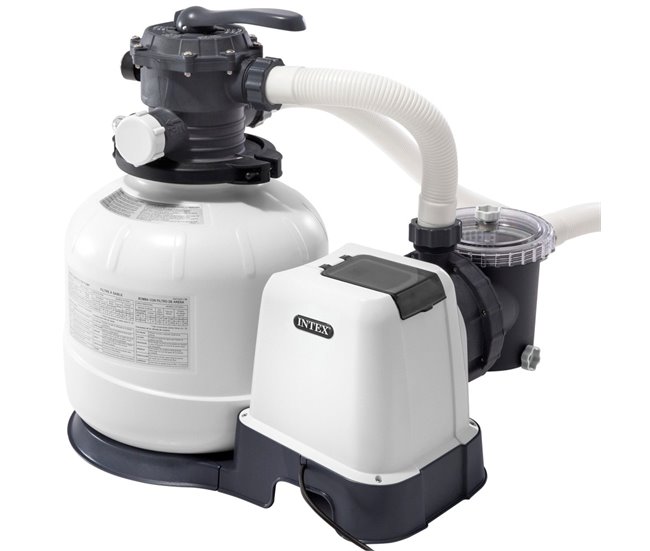 Depuradora arena INTEX krystal clear 10.500 litros/hora 0,60 hp Blanco