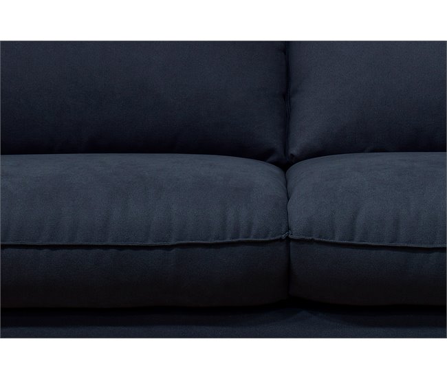 Sofá 3 plazas fijo SWEET Azul