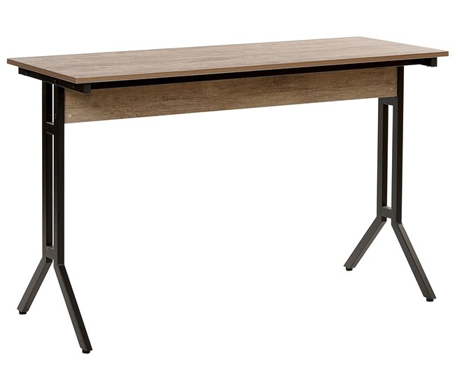 Beliani Escritorio CREEK 120x48 Gris Oscuro