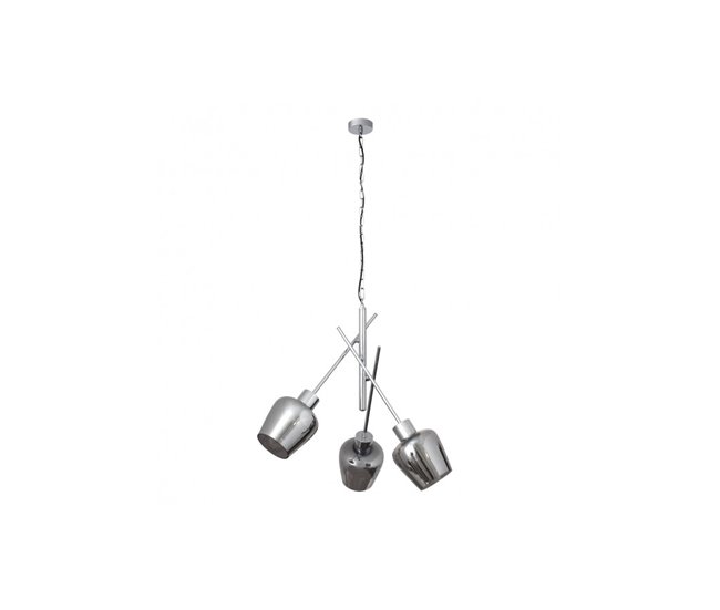 Lámpara De Techo Metal Serie Soline Cromo