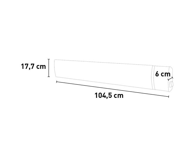 Calentador De Infrarrojos Negro 1500 Wat CALORE-NERO-1500 Negro