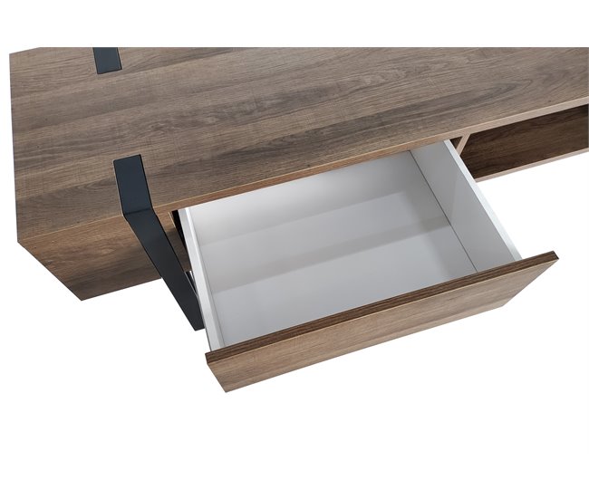 Mueble tv color roble oscuro RETH Madera Oscura