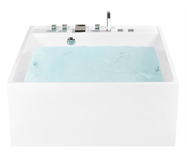 Beliani Bañera de interior TAHUA Blanco