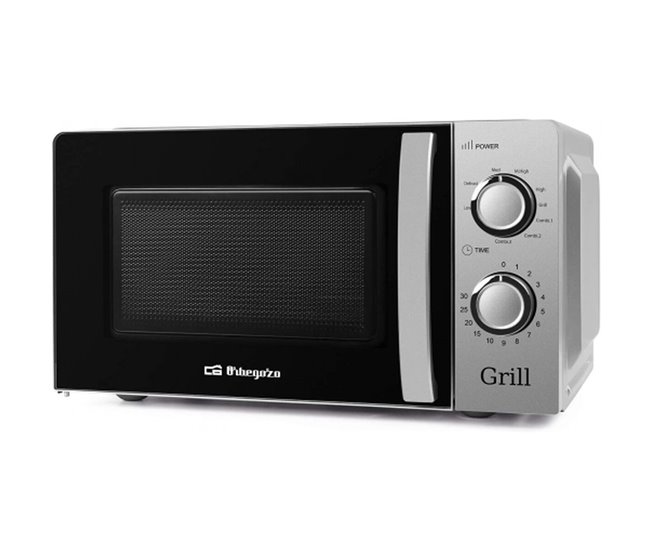 Microondas con Grill MIG 2138 Negro/ Inox