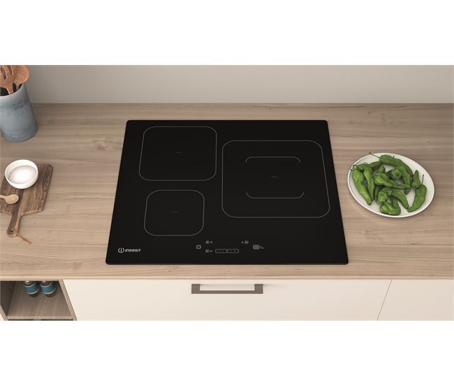 Placa inducción INDESIT IS 33Q60 NE Negro