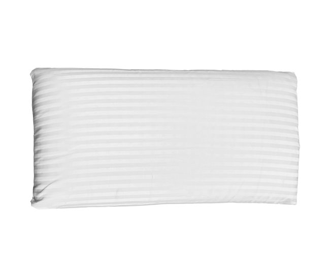 Almohada de Látex Perforada con Funda 75x35 Blanco