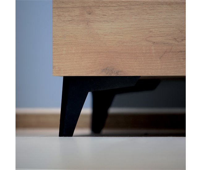 Bufé 3 puertas 3 cajones con LED Ruben 157 Blanco