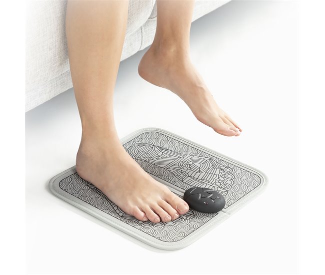 Masajeador Electroestimulador de Pies y Piernas Negro
