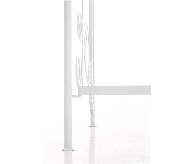 Estantería de 5 niveles para balcón, terraza y salón Blanco