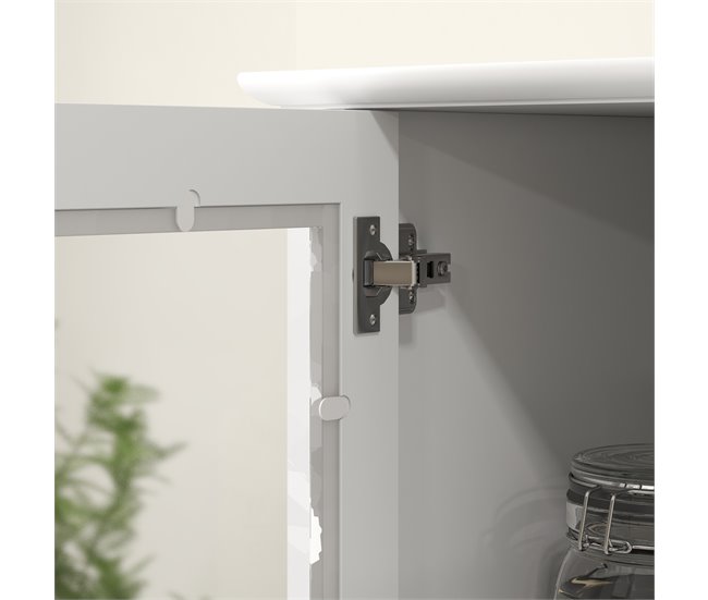 Alacena de Cocina MDF HOMCOM, hogar - cocina Blanco