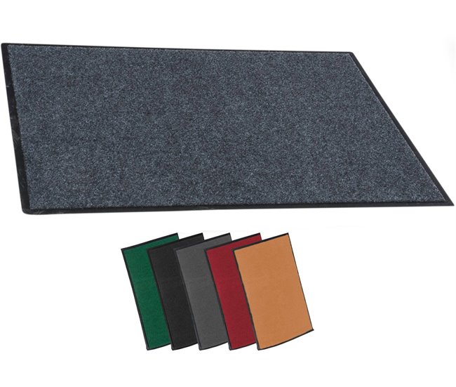 Alfombra - Tela 90x60 Gris Oscuro