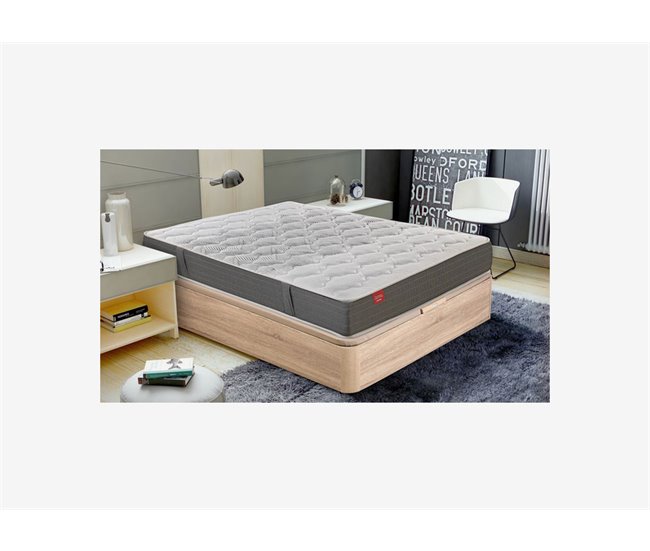 Colchón DREAMLIGHT 8K PIKOLIN de muelles de hilo continuo Normablock + canapé gratis Pikolin color glaciar 