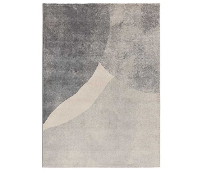 Alfombra con formas orgánicas MONIC - ATTICGO 140x200 Gris