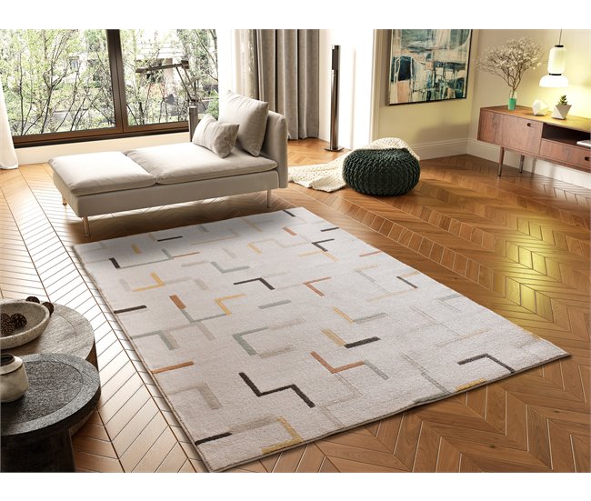 Alfombra diseños geométricos DOMUS - ATTICGO 160x230 Multicolor