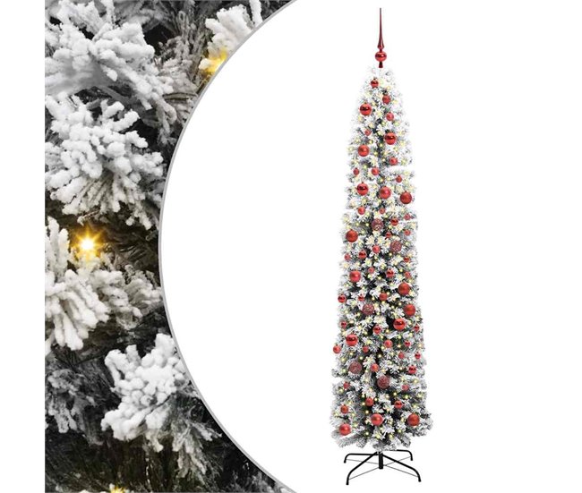 Árbol Navidad - Árbol navideño Blanco/ Verde