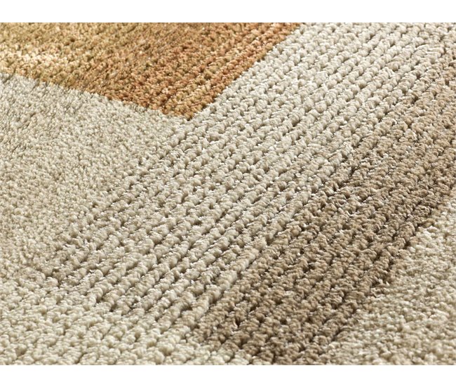 Alfombra geométrica con relieve MELFI - ATTICGO 80x150 Multicolor