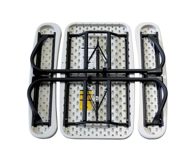 Mesa plegable picnic ultrarresistente infantil LIFETIME 82,5 x 90 x 53,5 cm UV100 Crema