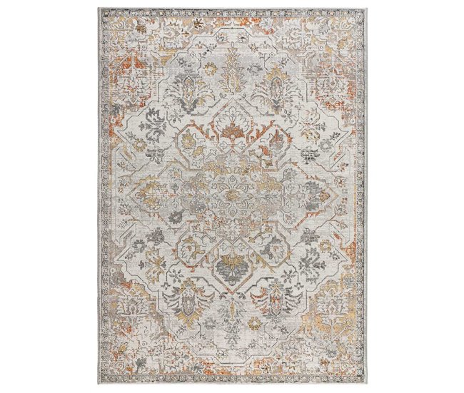 Alfombra de estilo vintage de pelo corto SAMARA - ATTICGO 120x170 Beige