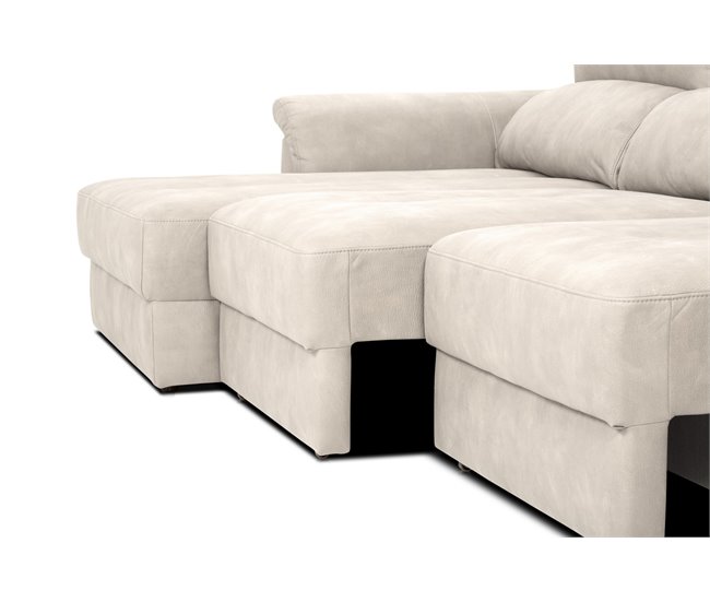 Chaise longue con cama BENSON Gris