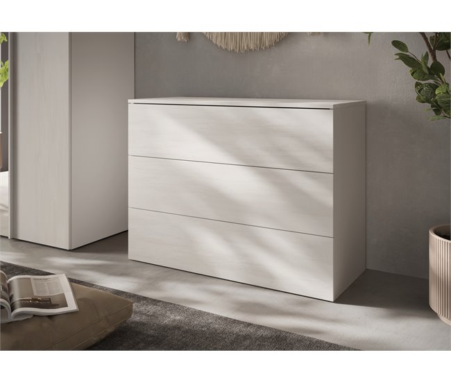Dormitorio completo NAPOLI espejo Blanco