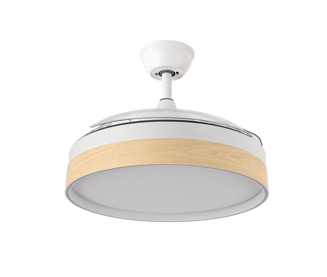 Ventilador De Techo Metal Serie Iglu Blanco