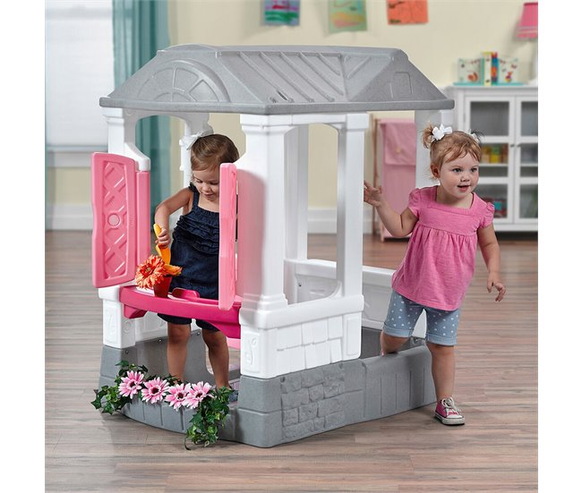 Casa Infantil de Juego Courtyard Cottage Rosa