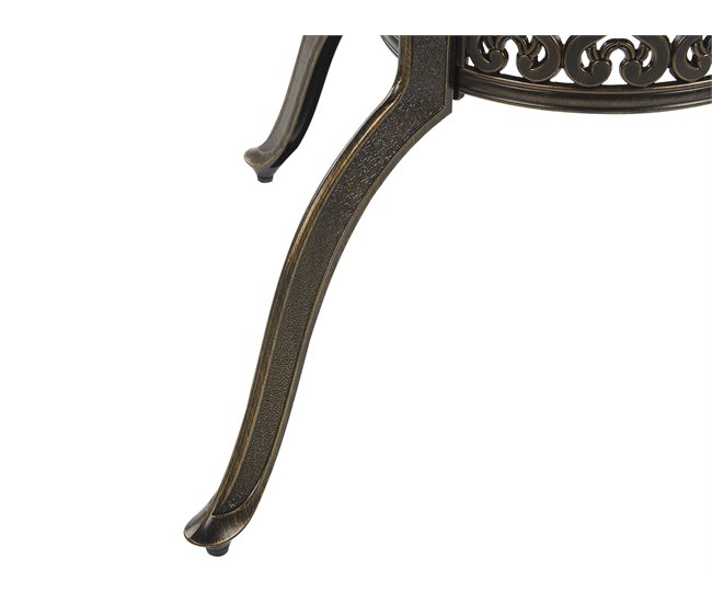 Beliani Conjunto de comedor SAPRI Marron