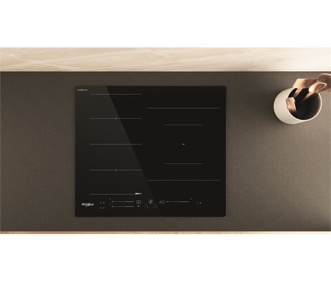 Placa flexinducción WHIRLPOOL WF S9860 CPNE 3 zonas 60cm negro Negro