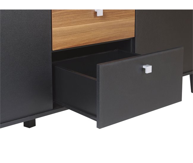 Beliani Aparador KURO Negro