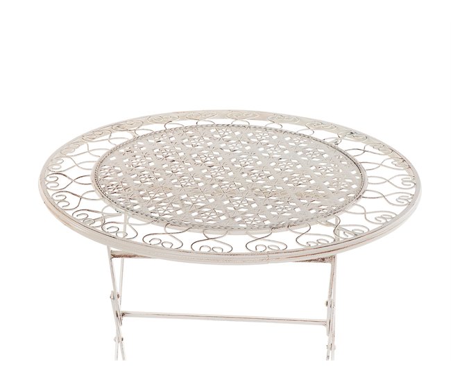 Beliani Mesa redonda TRIESTE Beige