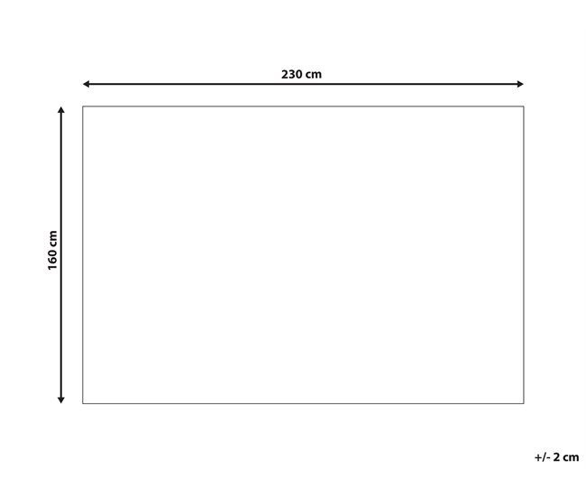 Beliani De pelo corto GESI II 160x230 Arena
