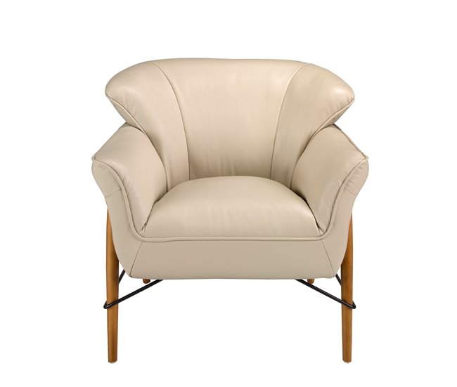 ANGEL CERDÁ Sillón piel Arena
