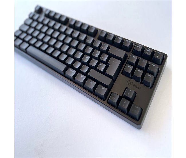 Teclado Mecánico TKL Gaming Teclas doble inyección QWERTY Español Negro
