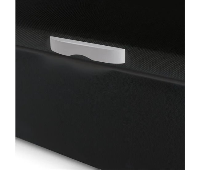 Canapé Madera Alta Resistencia Bezen 140x190 Negro