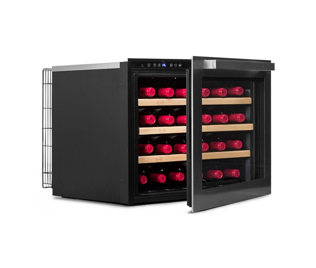 Vinoteca 24 botellas Vinobox 24 Design I Integrable Mono temperatura Negro/ Gris