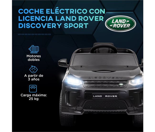 Coche Eléctrico Infantil Plástico, Metal AIYAPLAY Negro