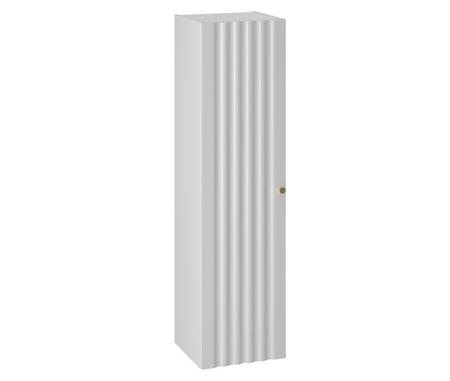 Conjunto de muebles con lavabo individual y columna Izae 60 Blanco