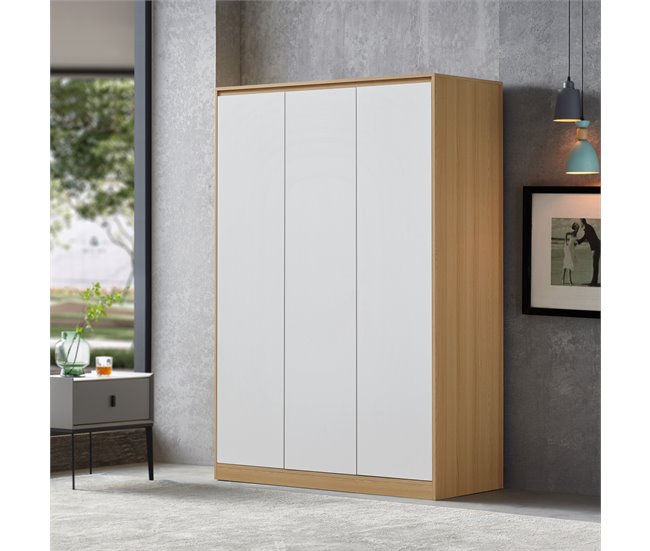 Armario Ropero Bastheim 120 Blanco