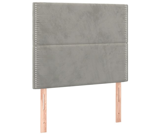 Cama box spring 100x200 Azul