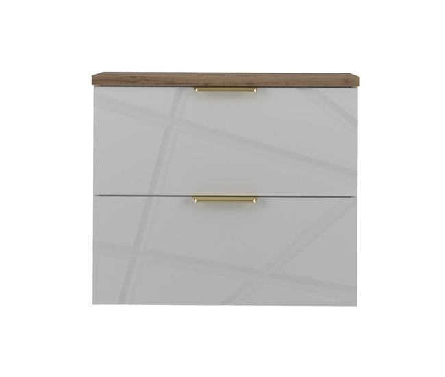 Mueble bajo lavabo encimera Aurora 60 Blanco