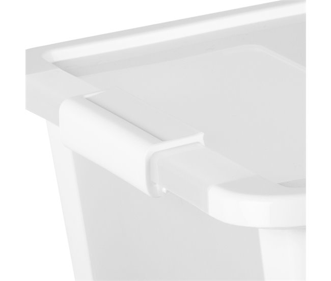 Curver Caja de almacenaje con tapa Bi-Box 26L Blanco